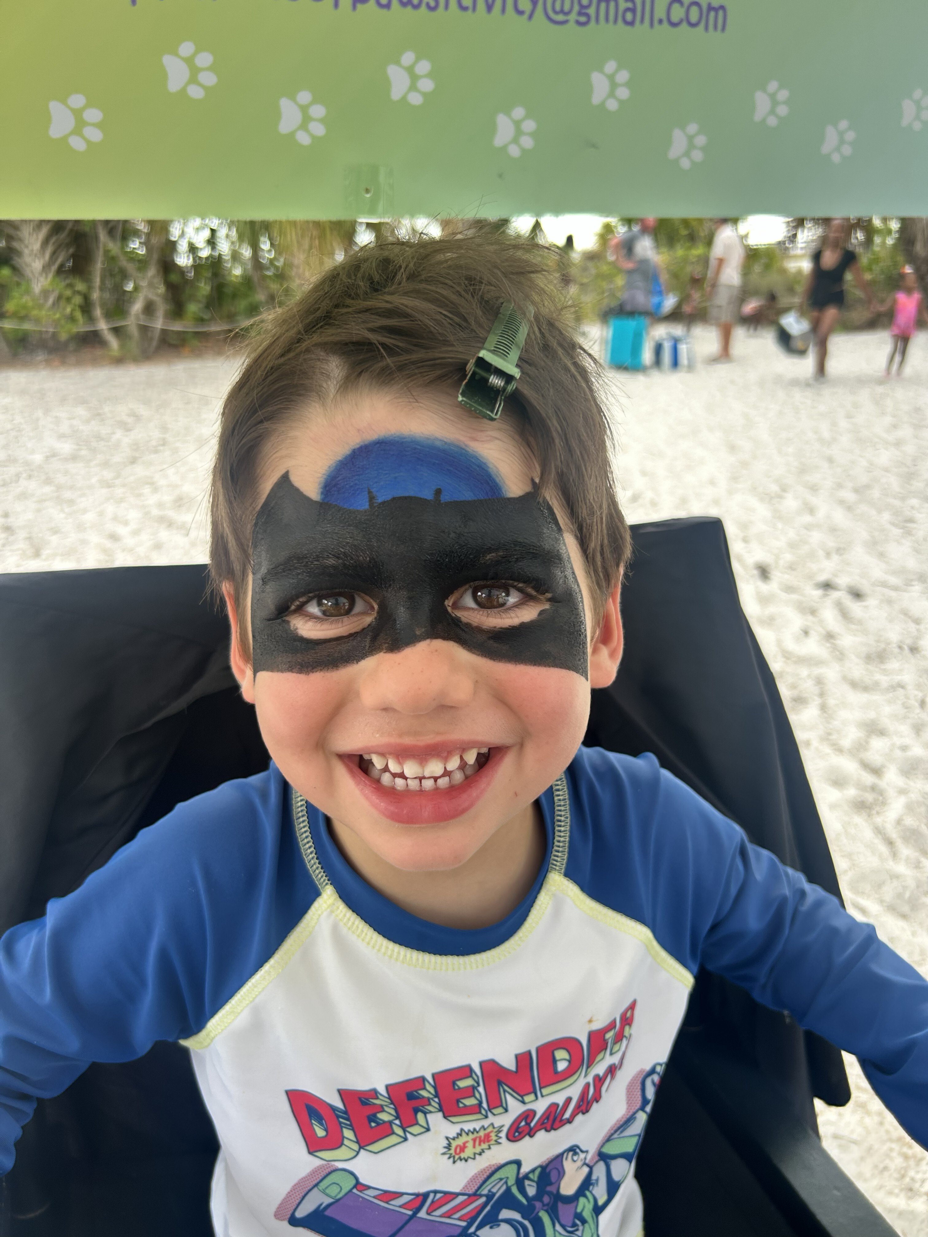 Bat mask Facepaint