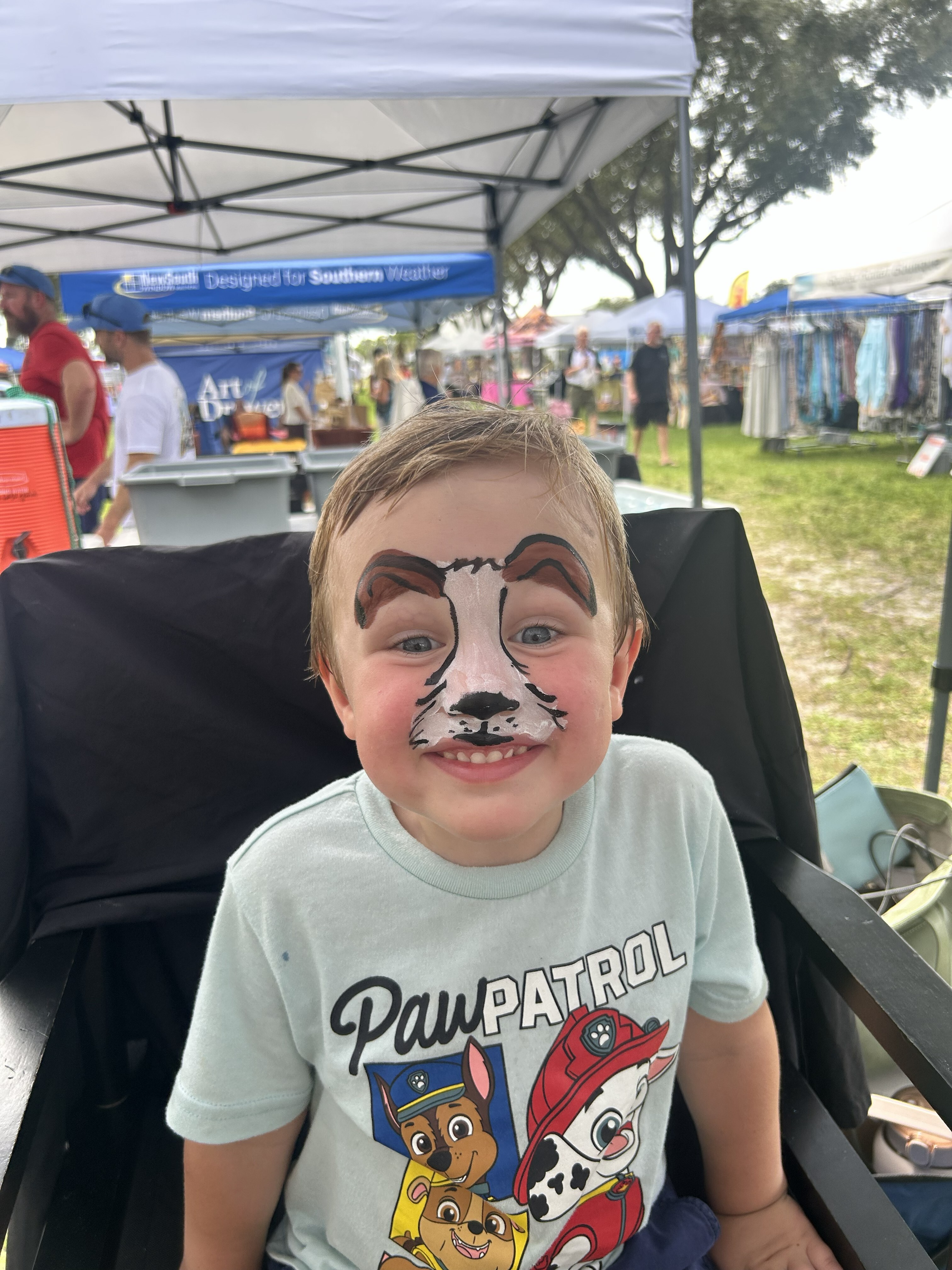 Dog facepaint