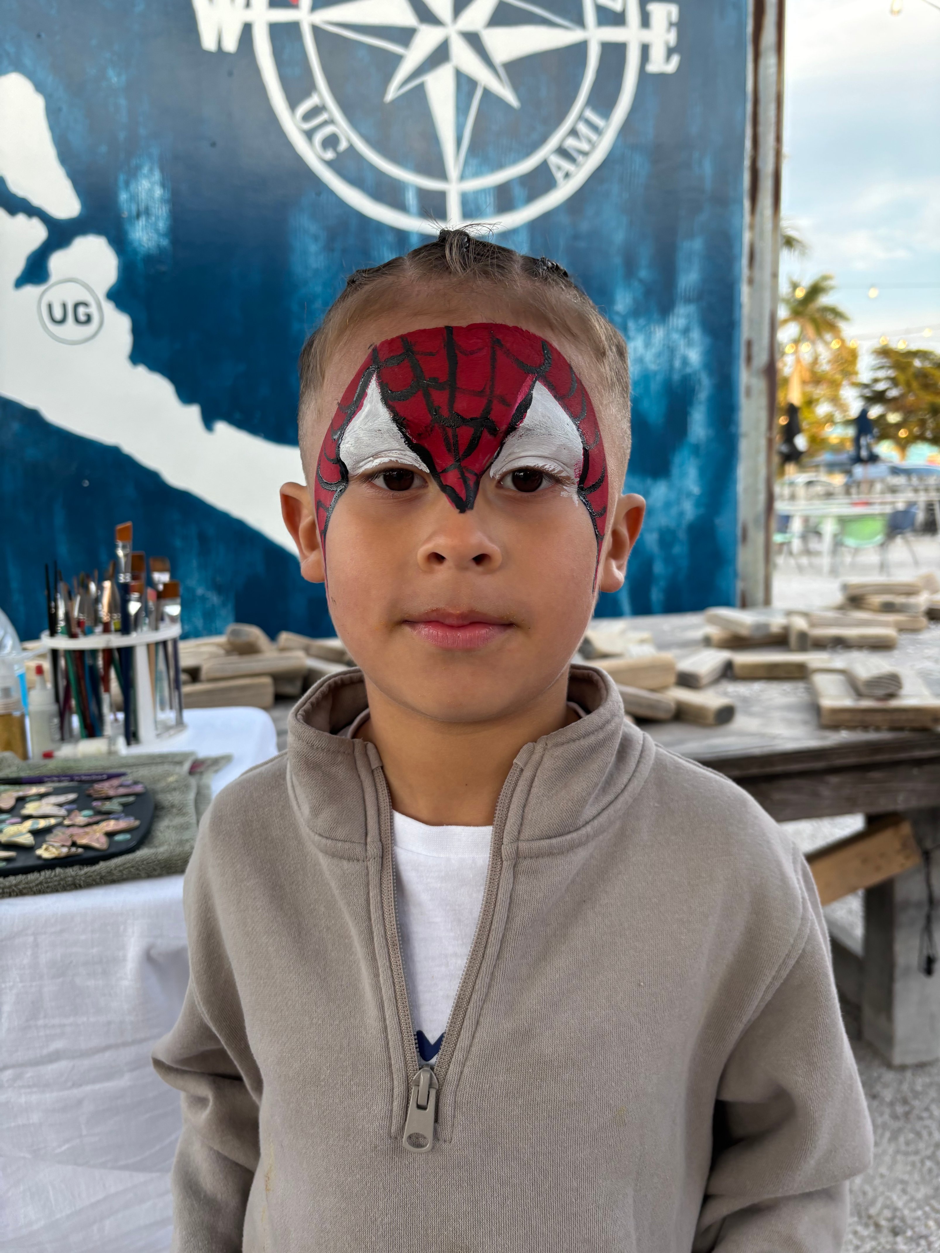 Spiderman Facepaint