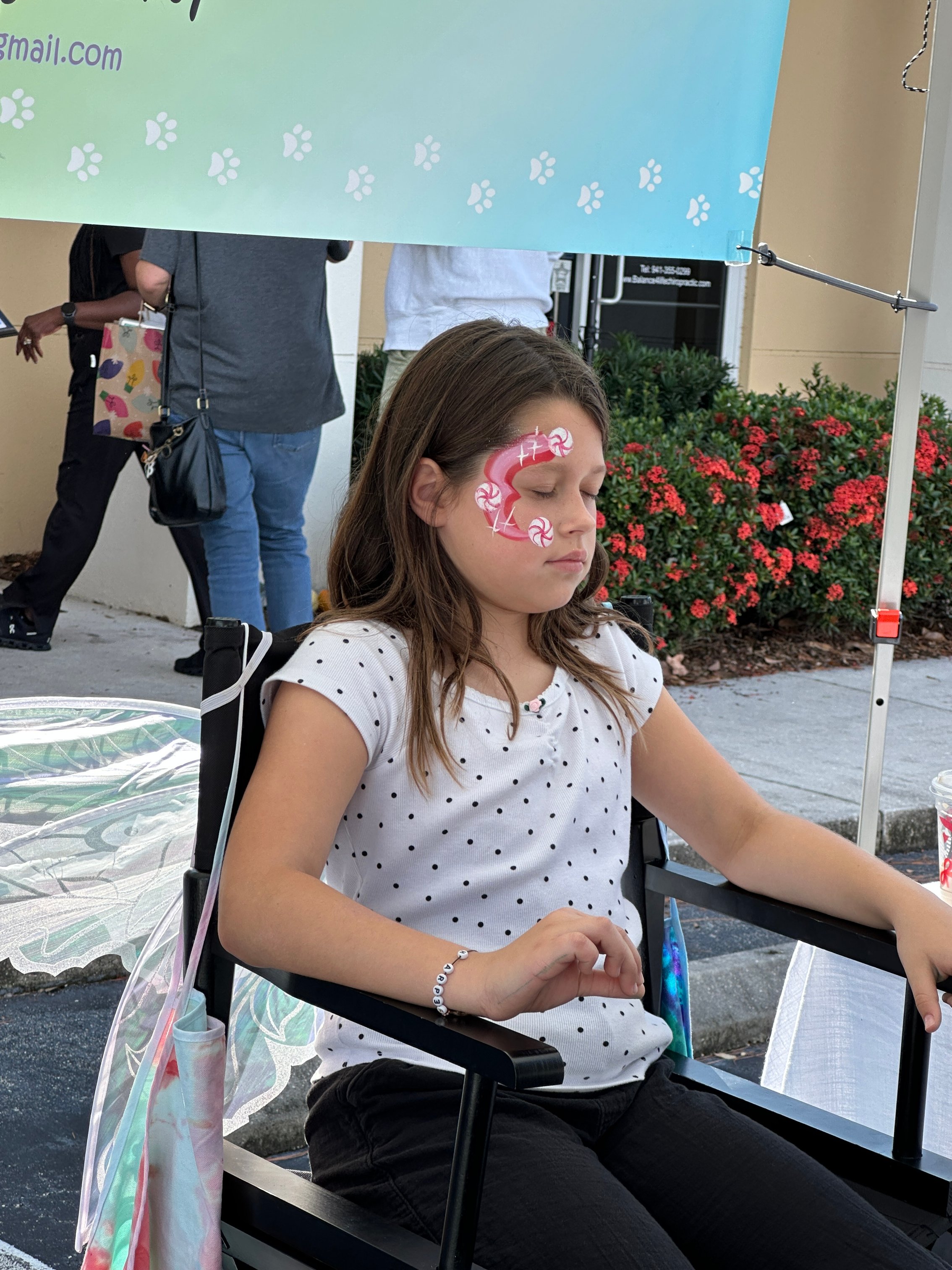 Peppermint Fairy Facepaint