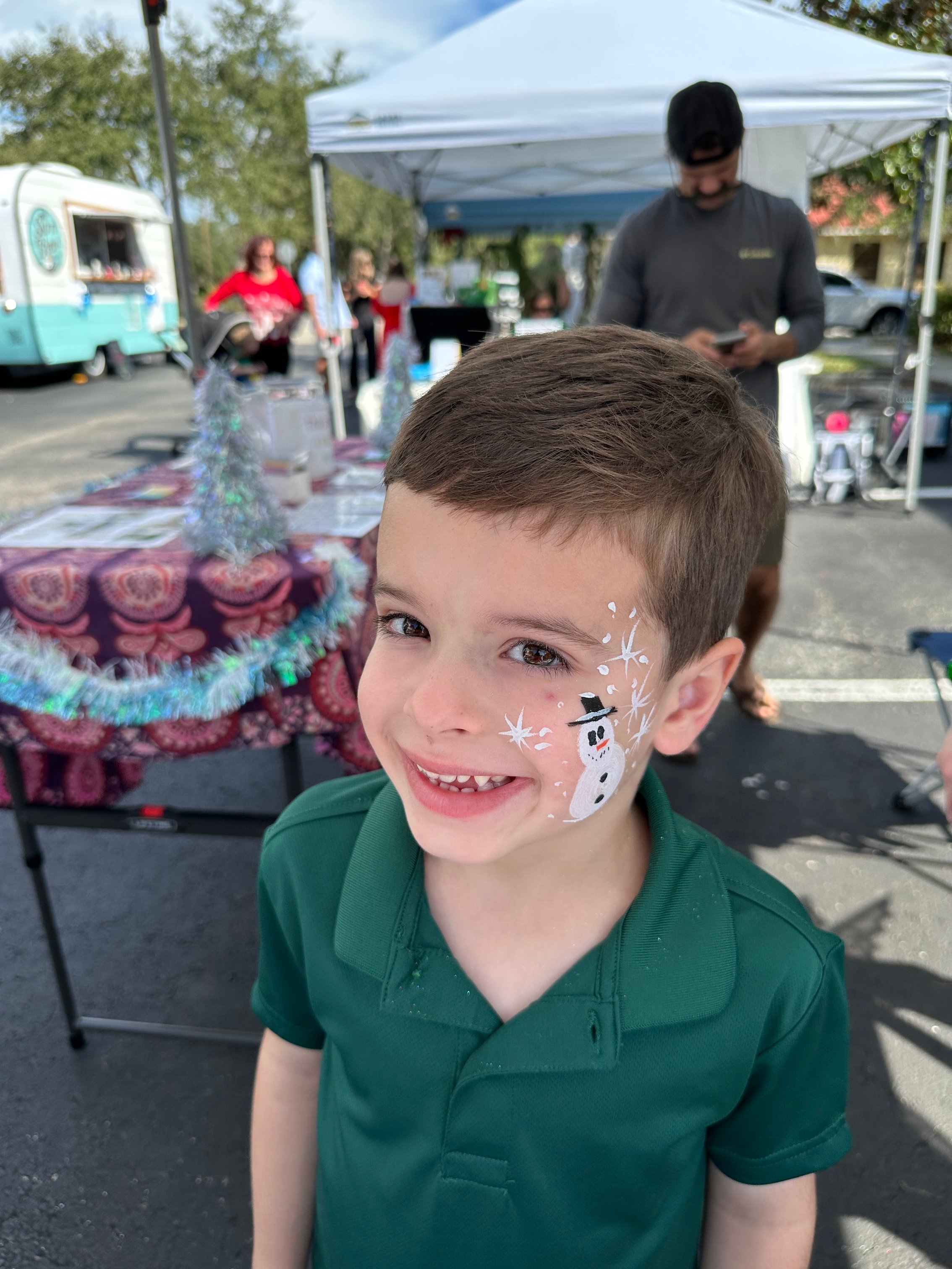 Snowman Facepaint