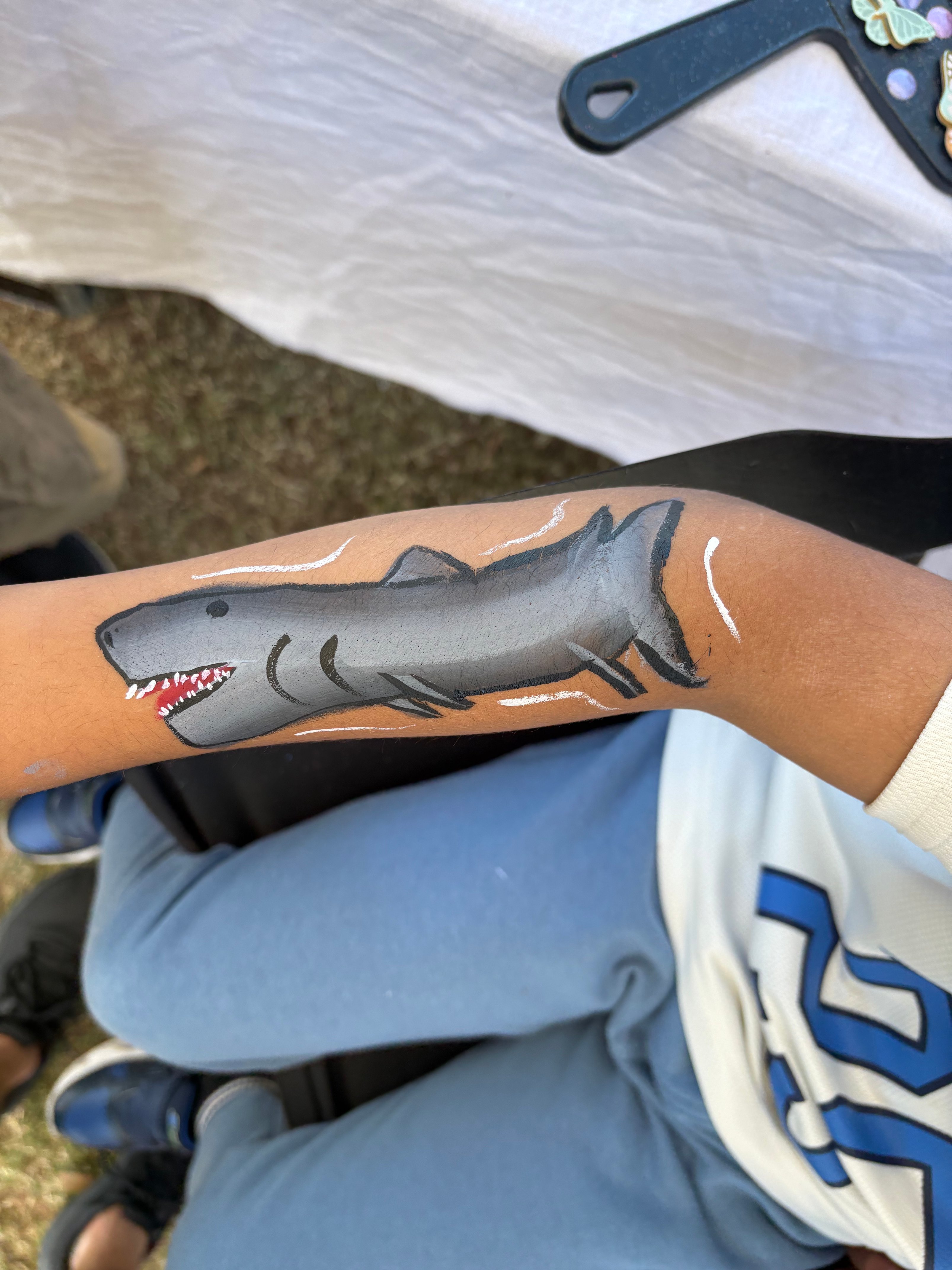 shark facepaint