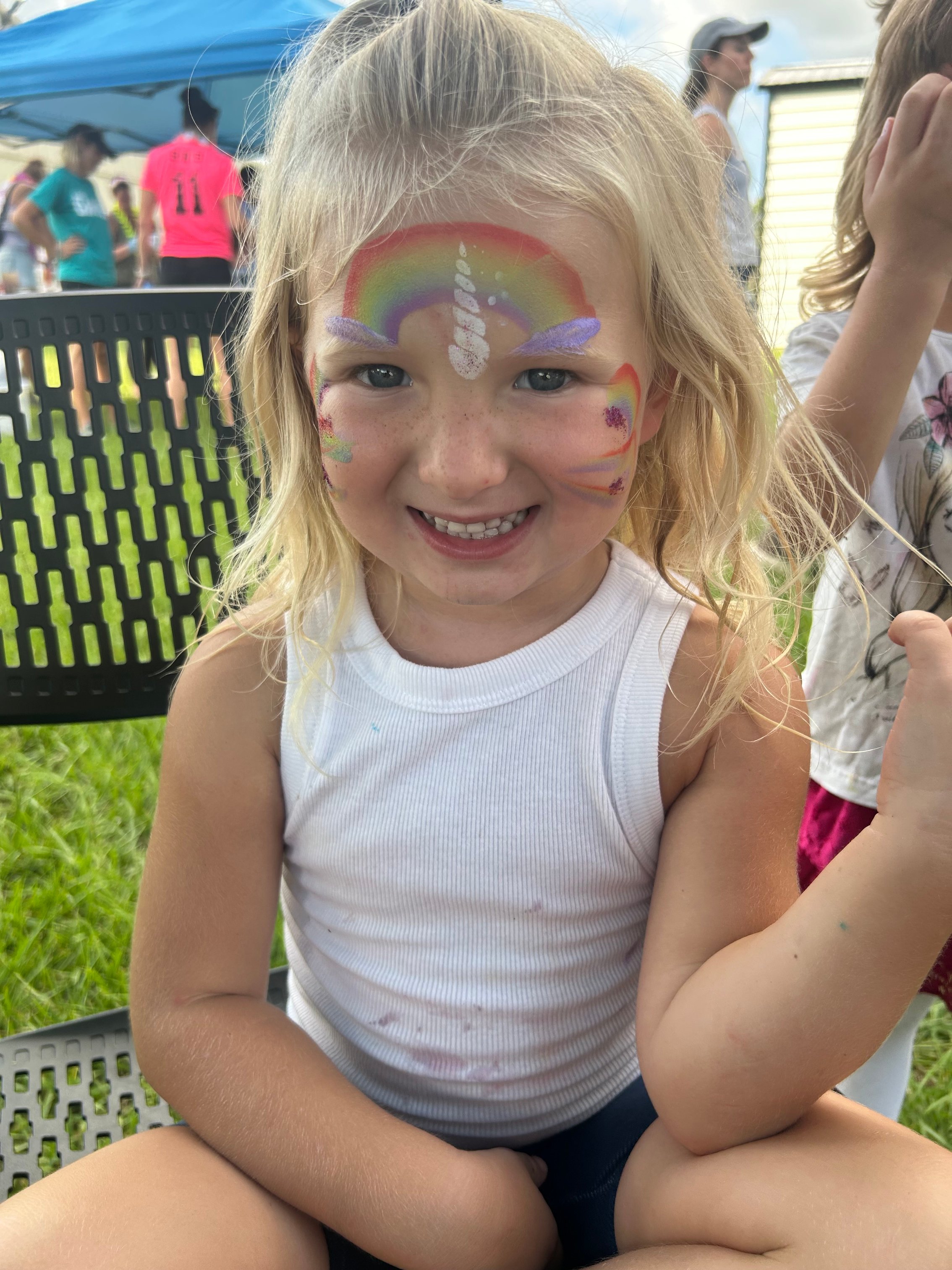 Rainbow Unicorn Facepaint