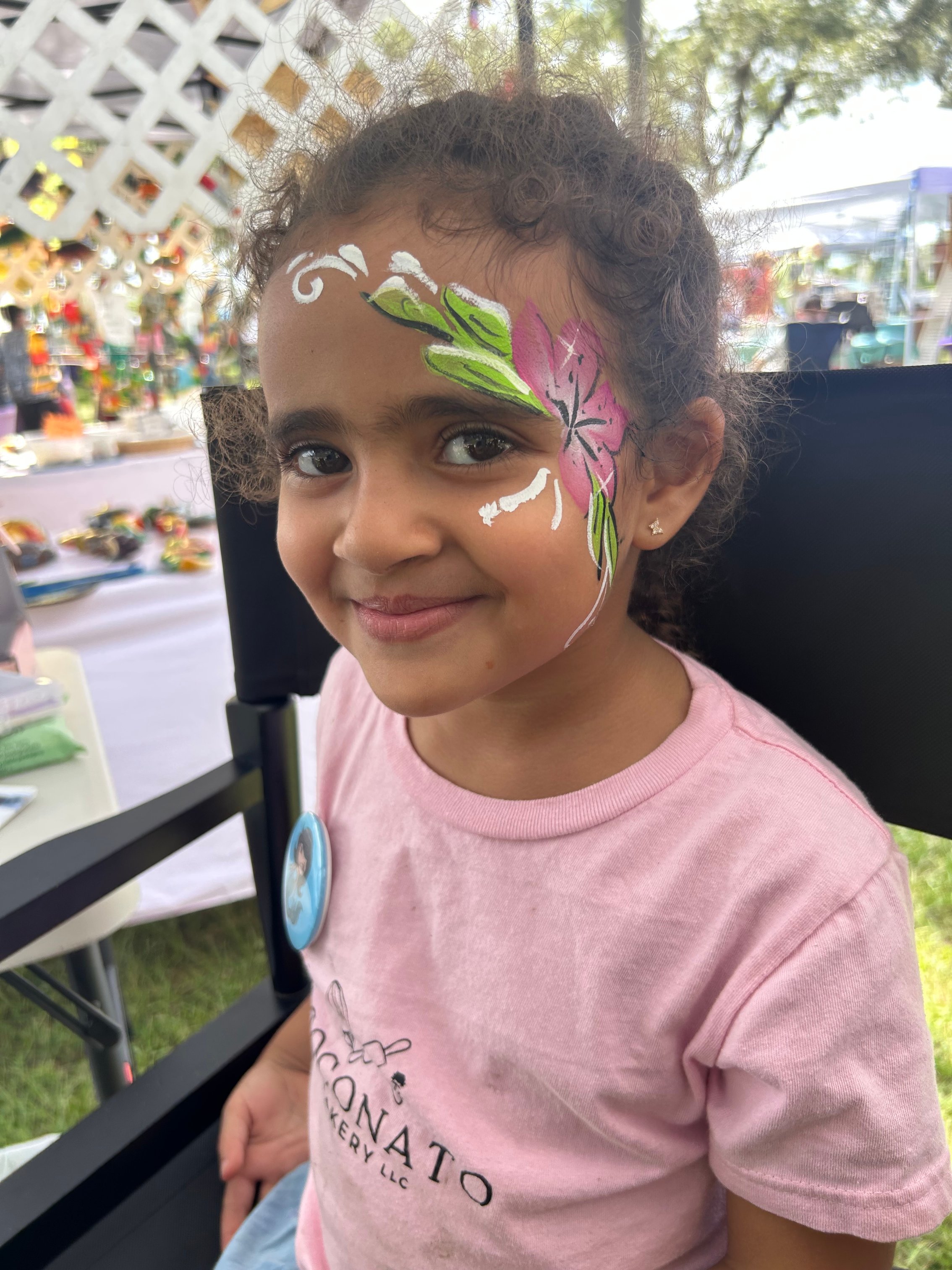 Tropical Flower Facepaint