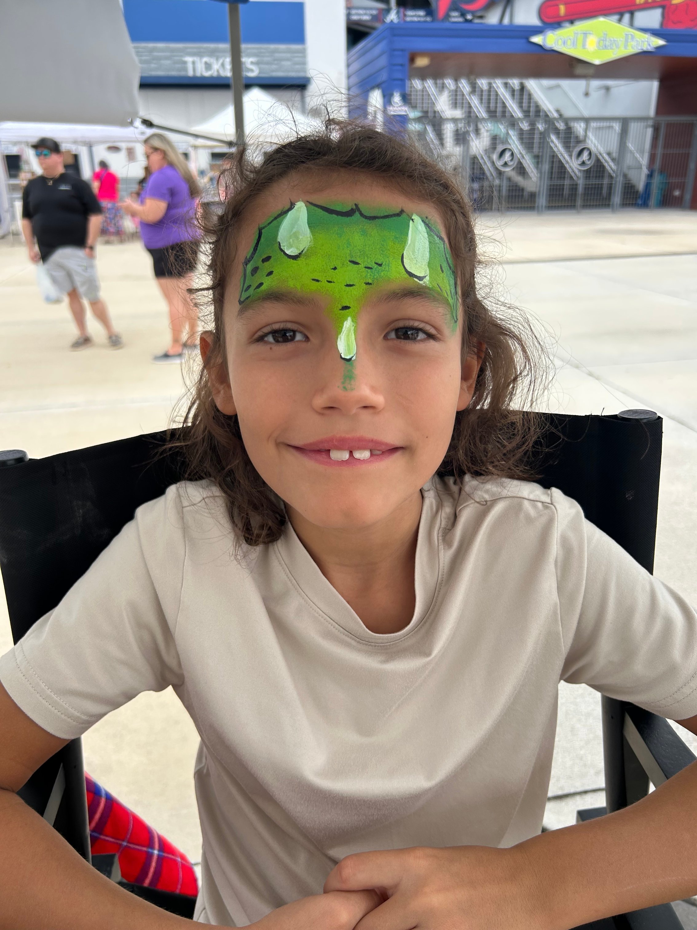 Dinosaur Facepaint