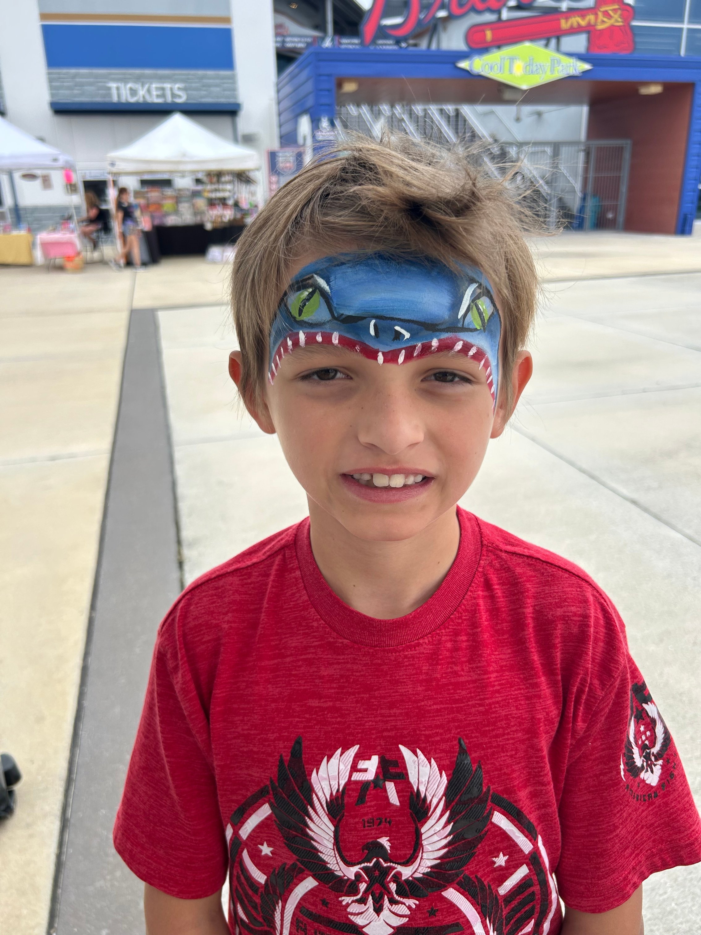 Shark Facepaint