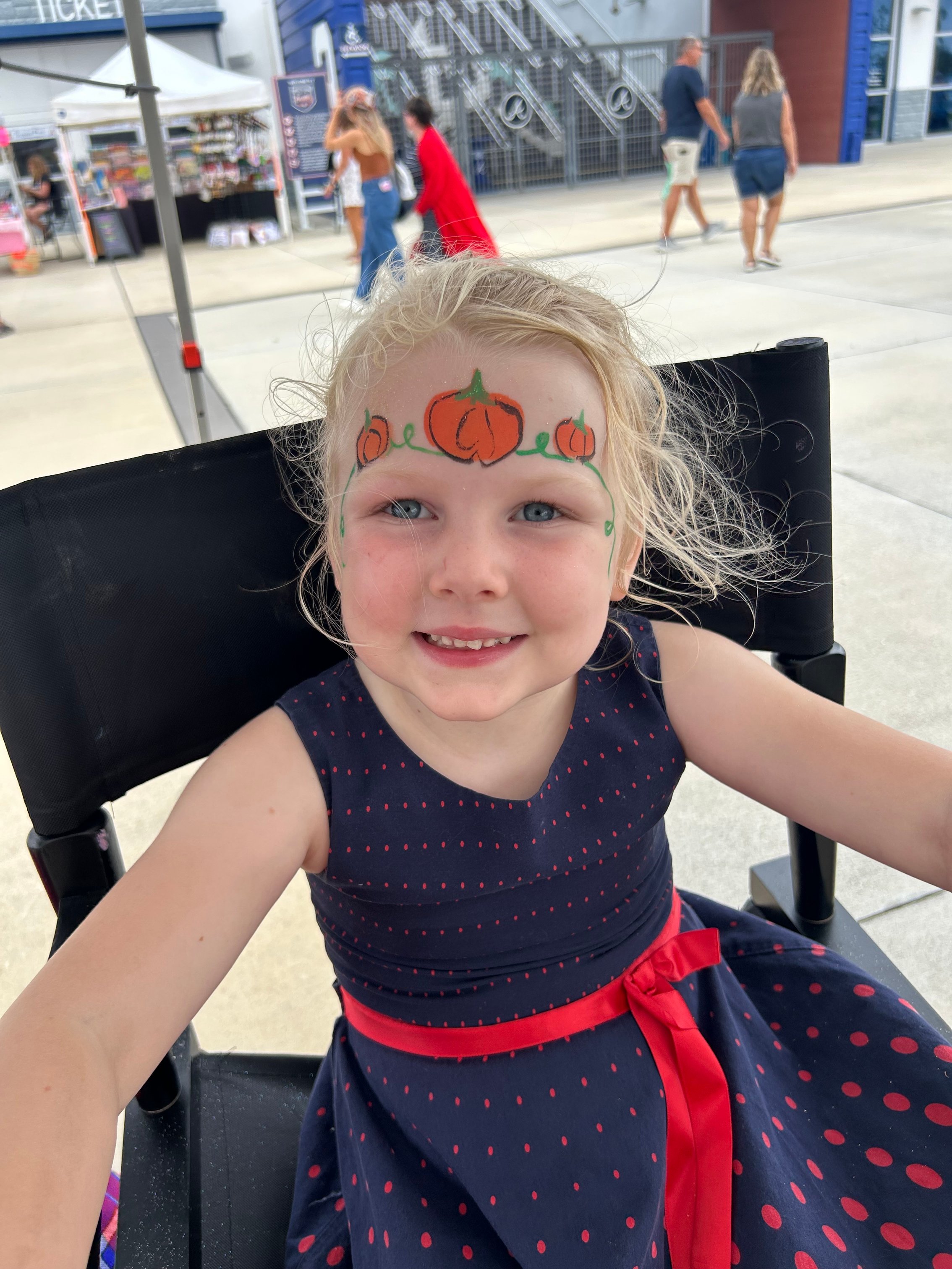 Fall Pumpkin Facepaint