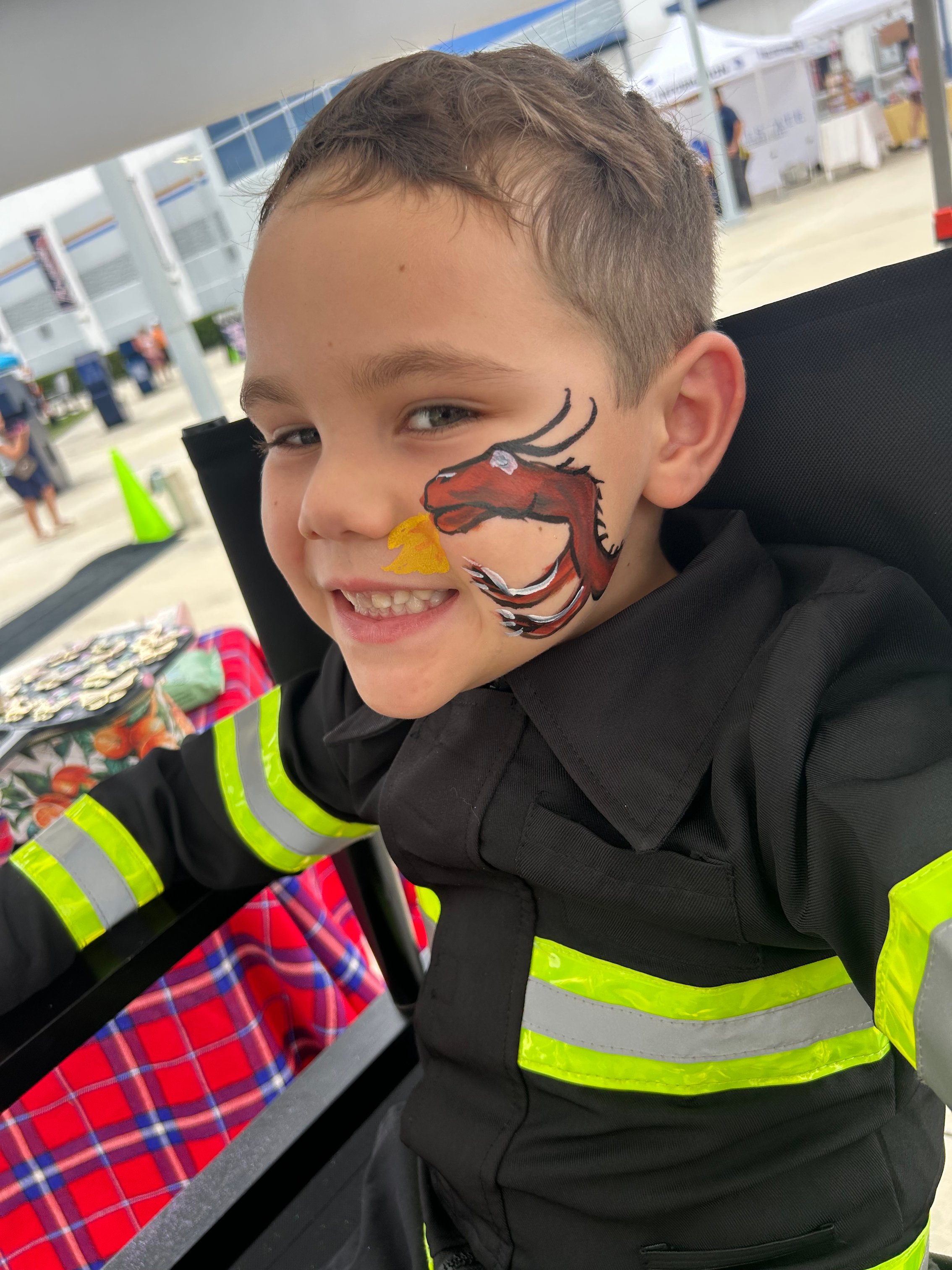 Dragon facepaint