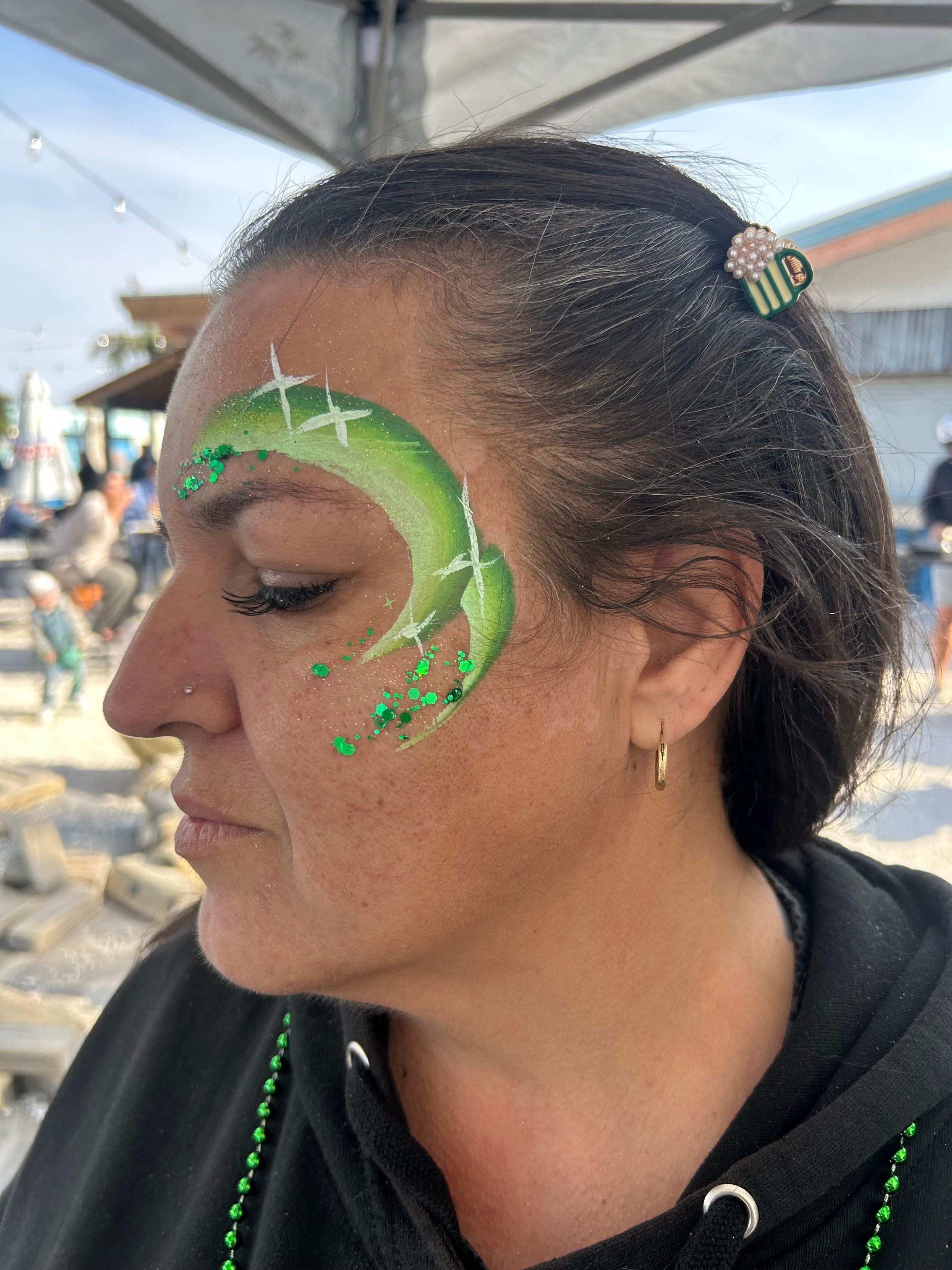 Green fancy eye
