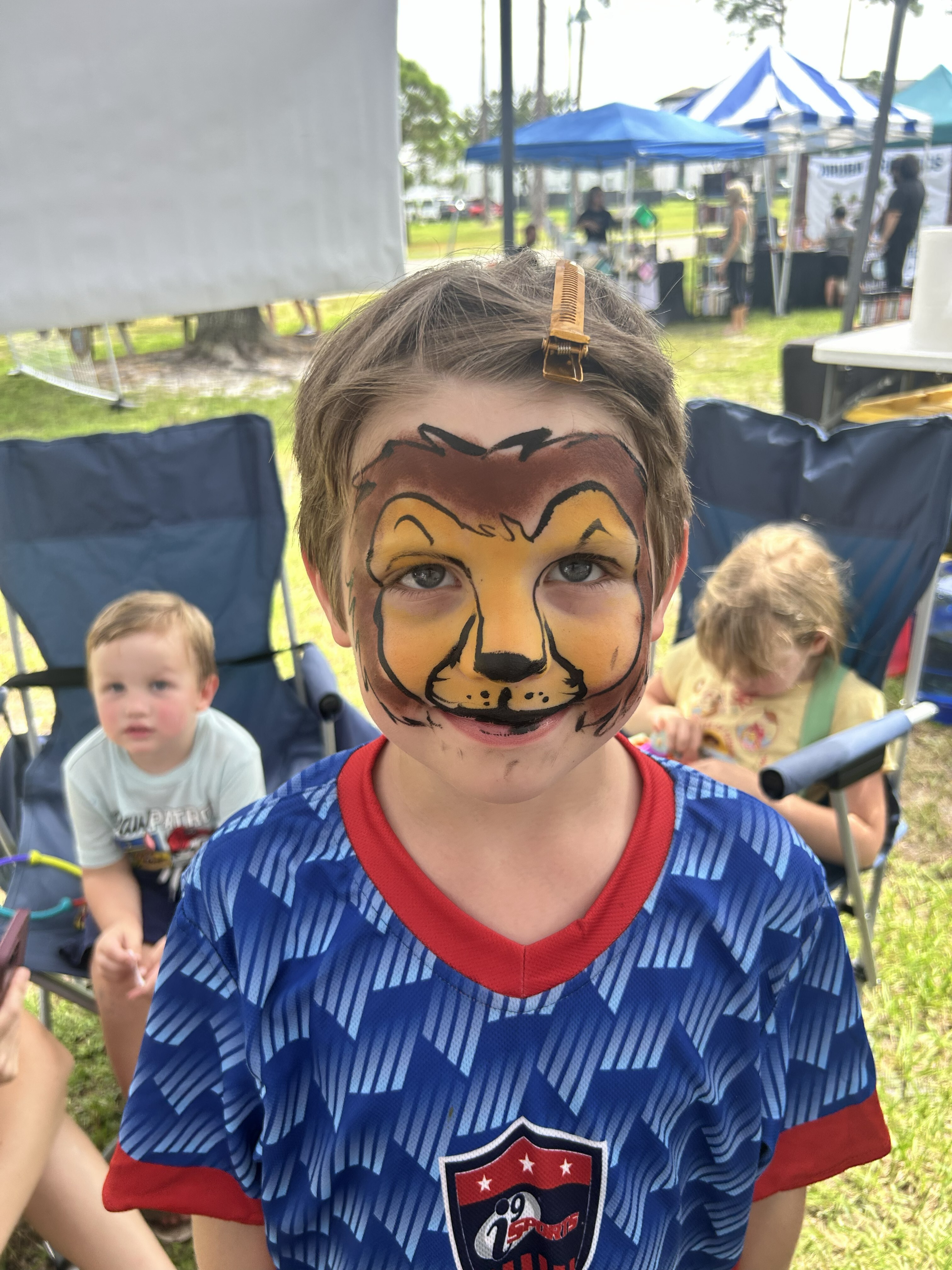 Lion facepaint