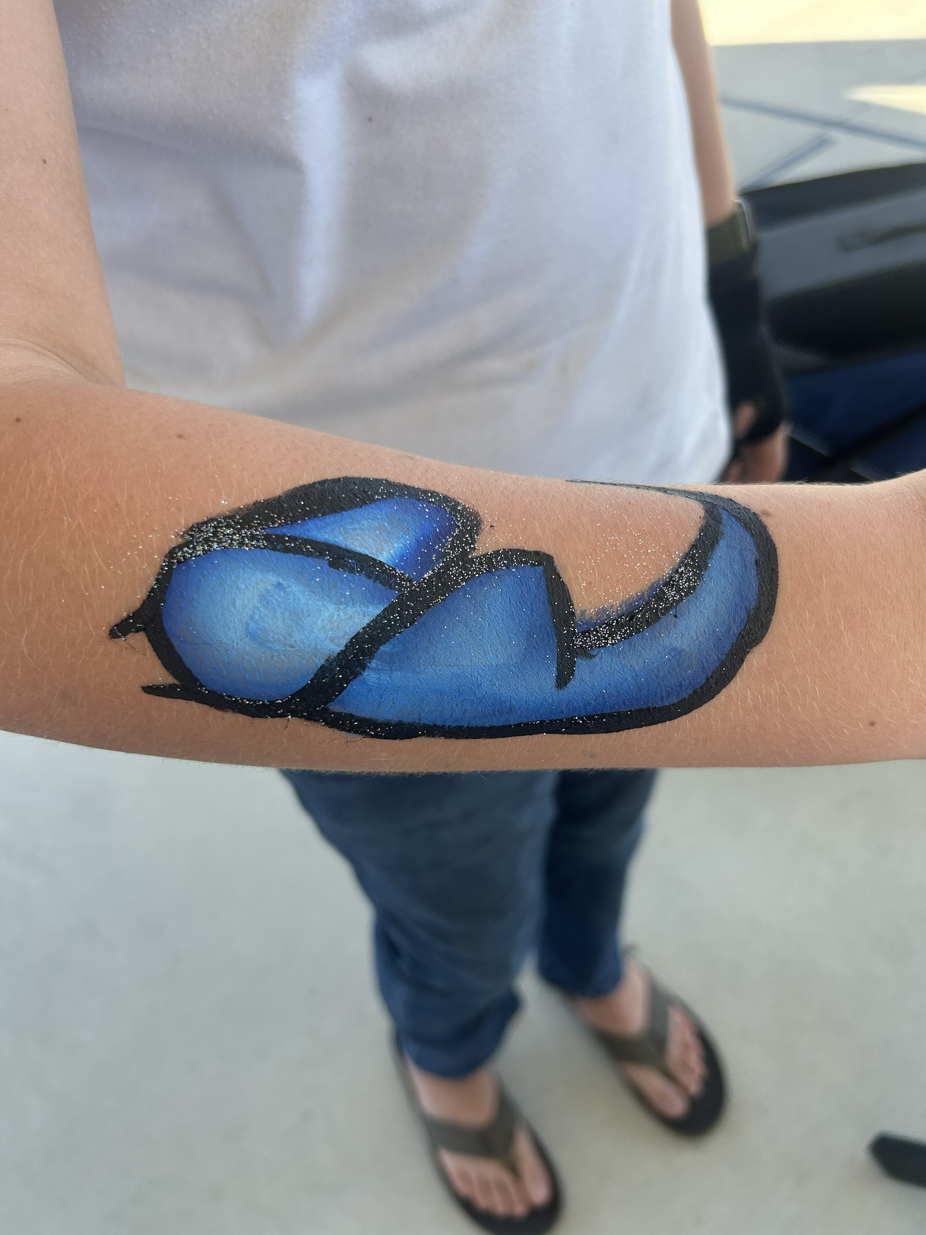 Manta Ray facepaint