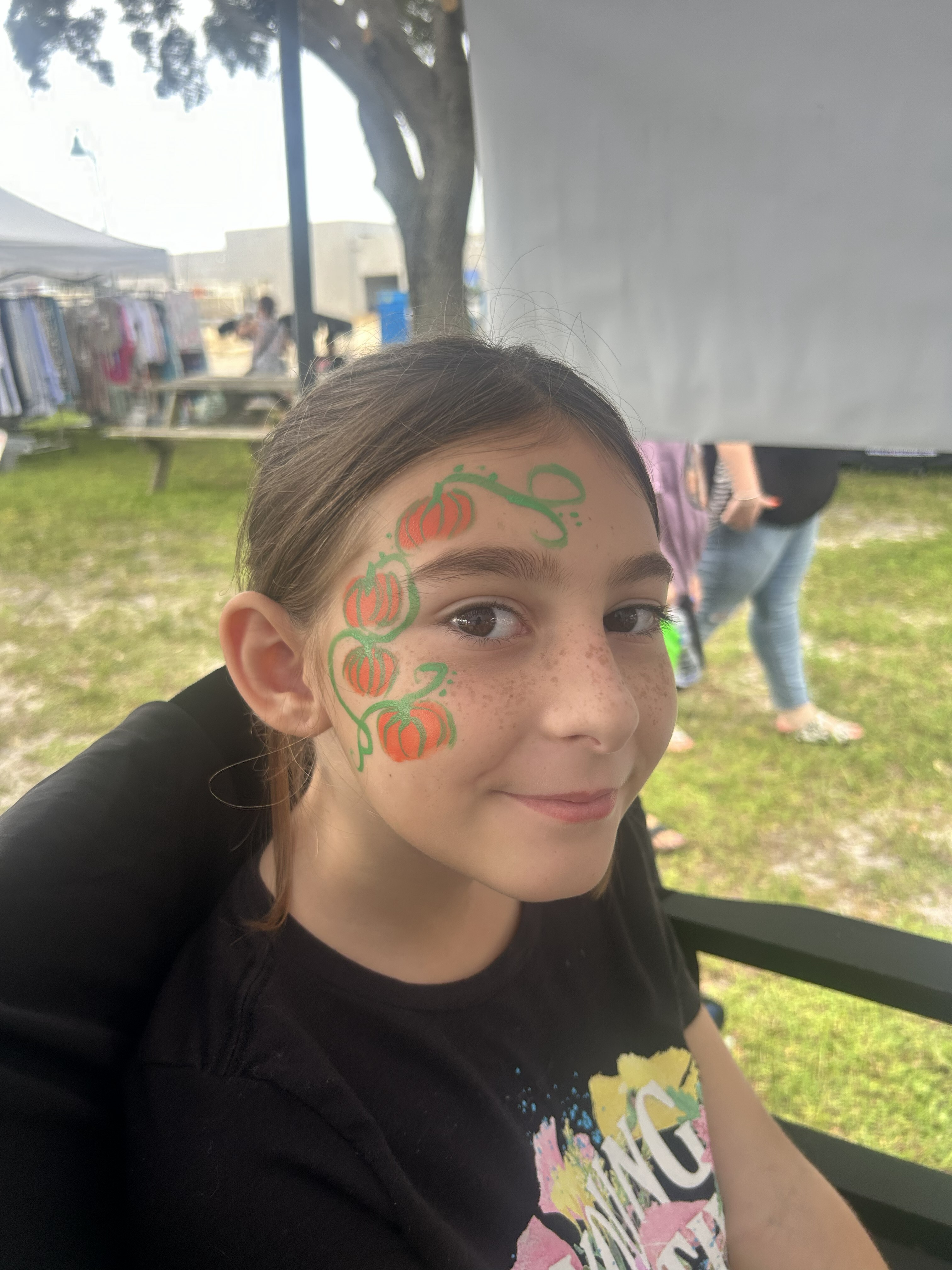 Pumpkin Whimsy Facepaint