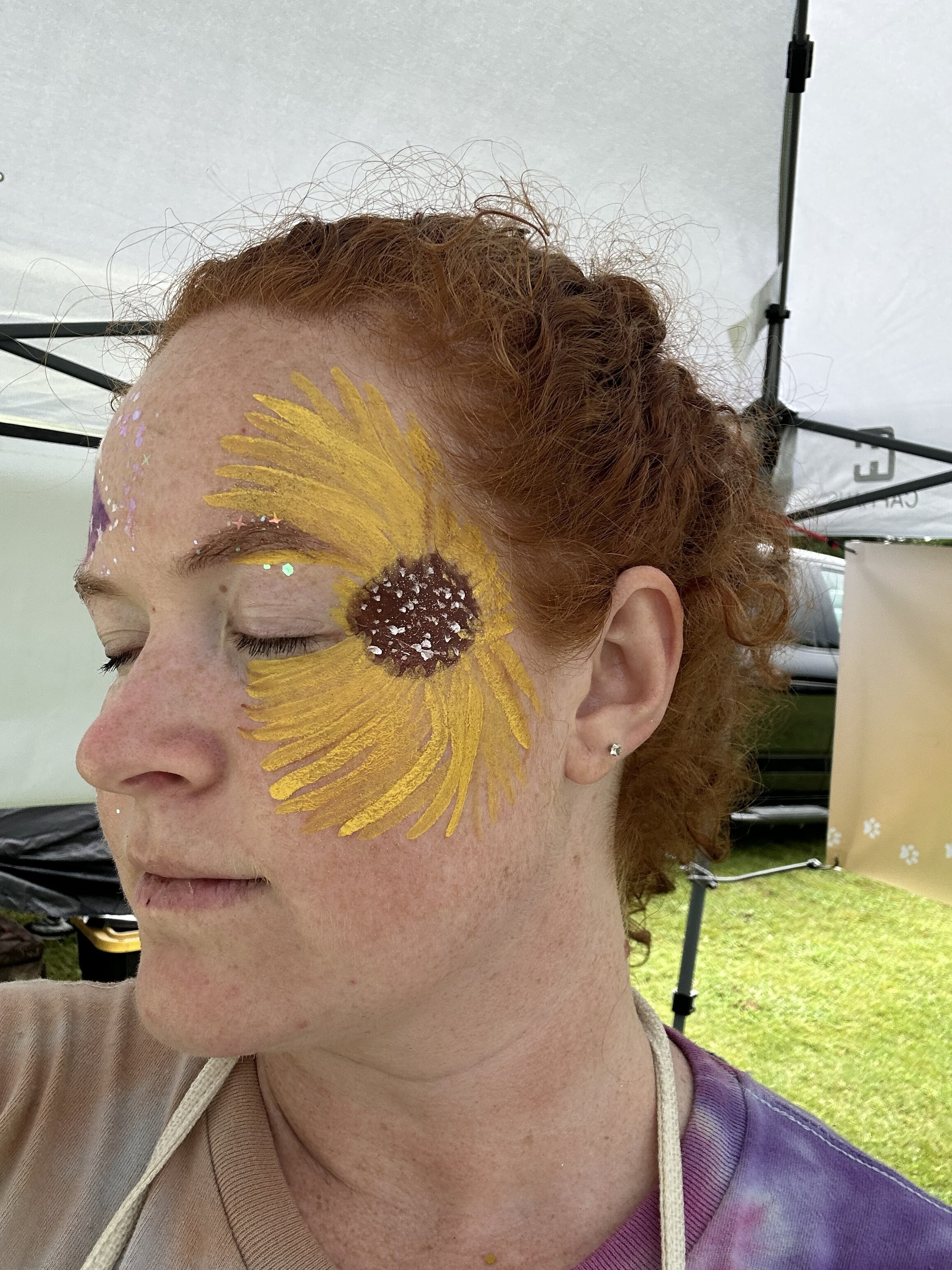 Sunflower Facepaint