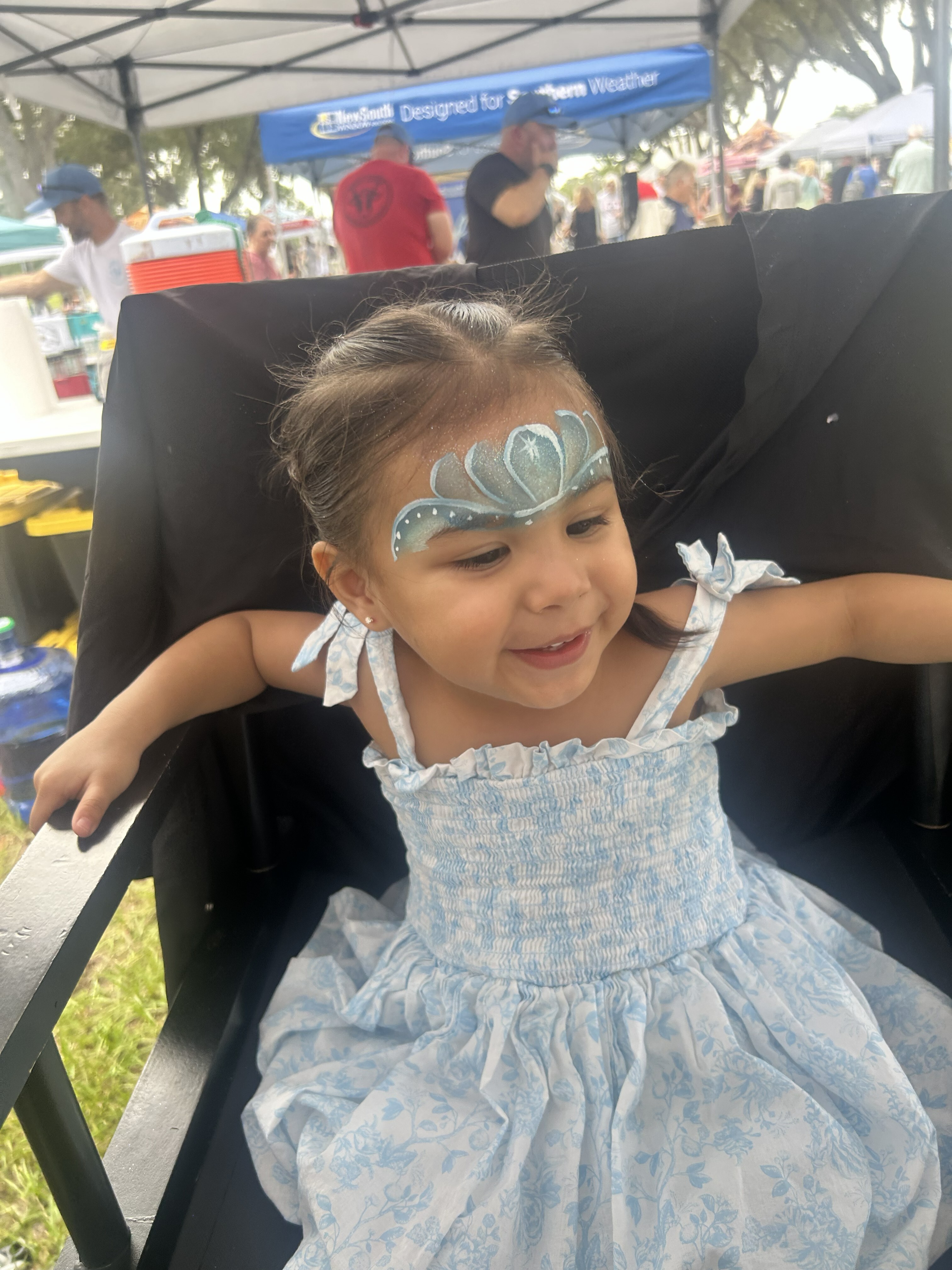 baby crown facepaint