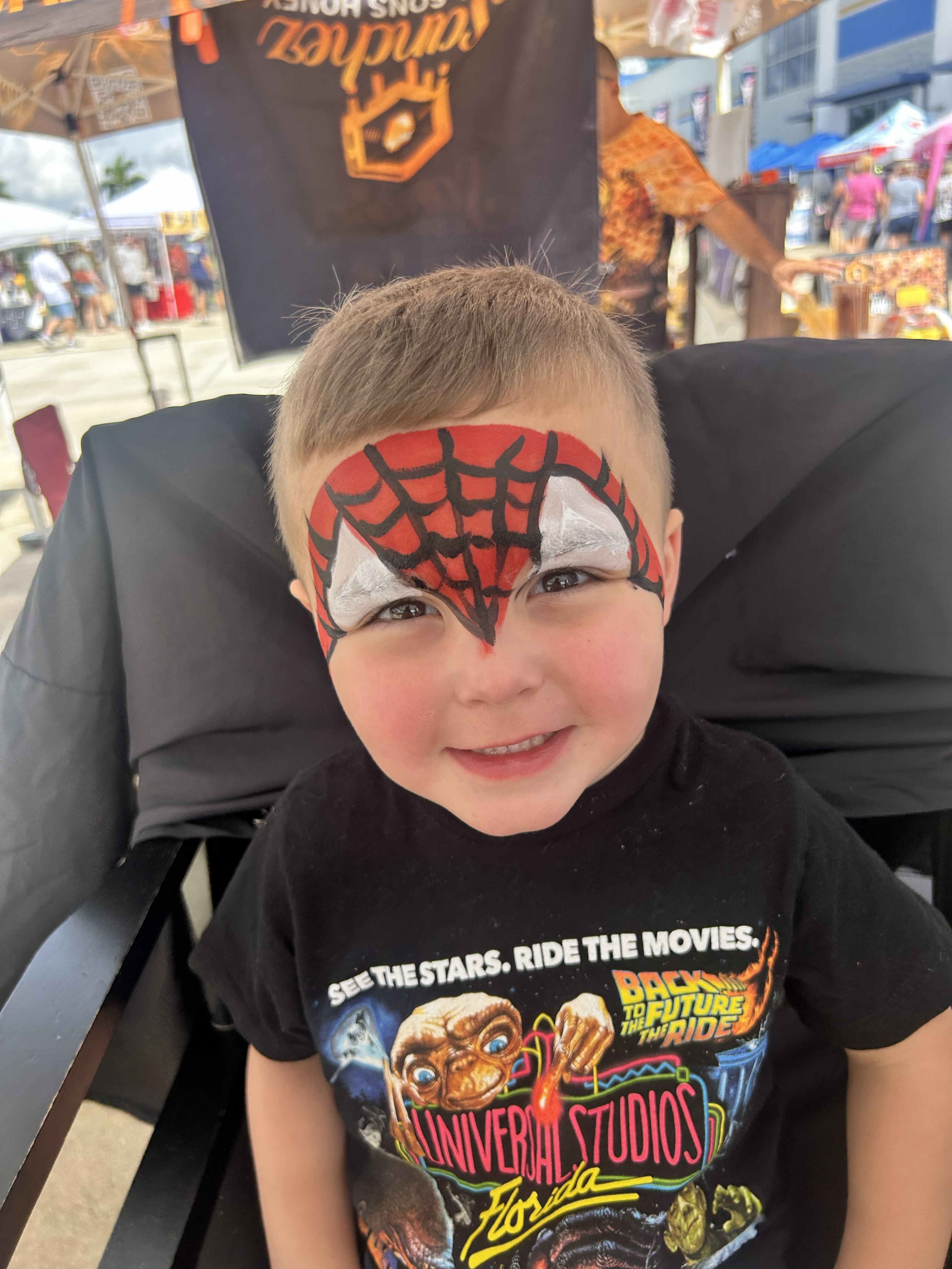 spidermask facepaint