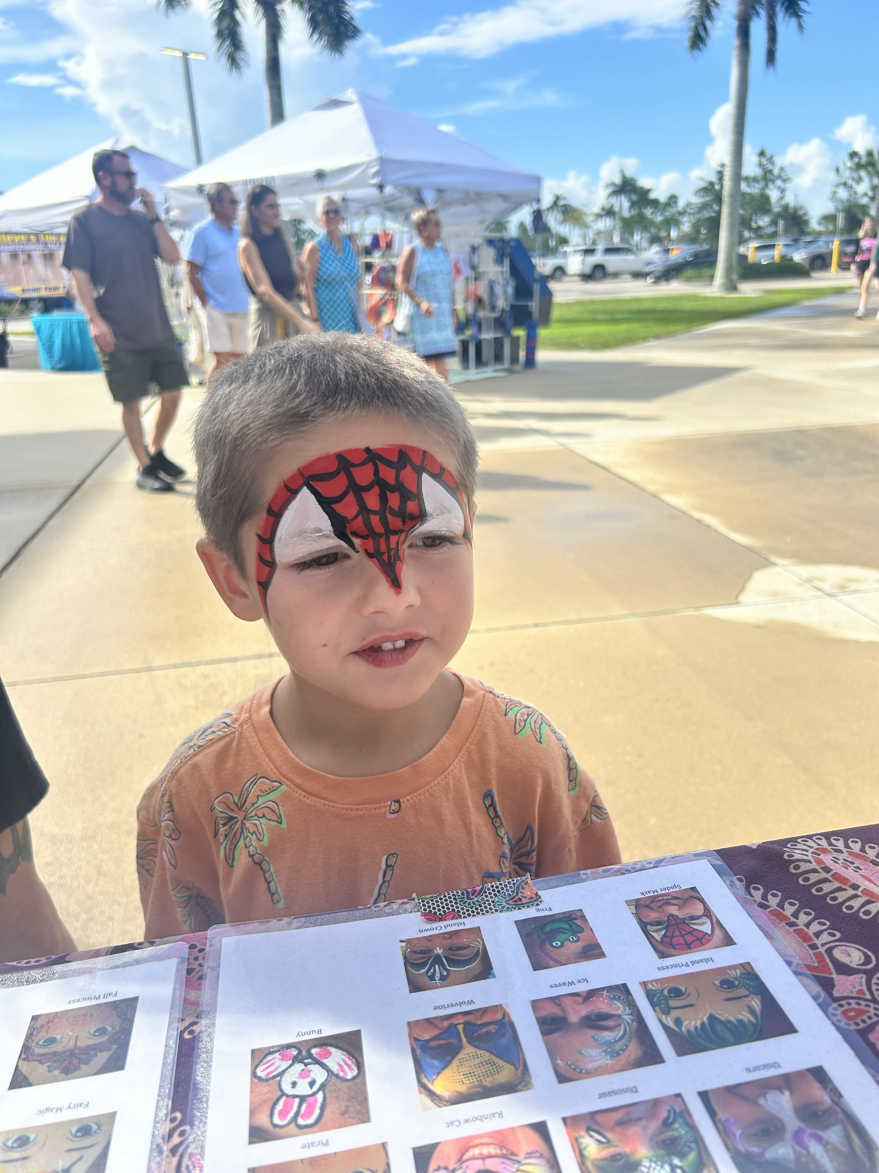 spidey facepaint